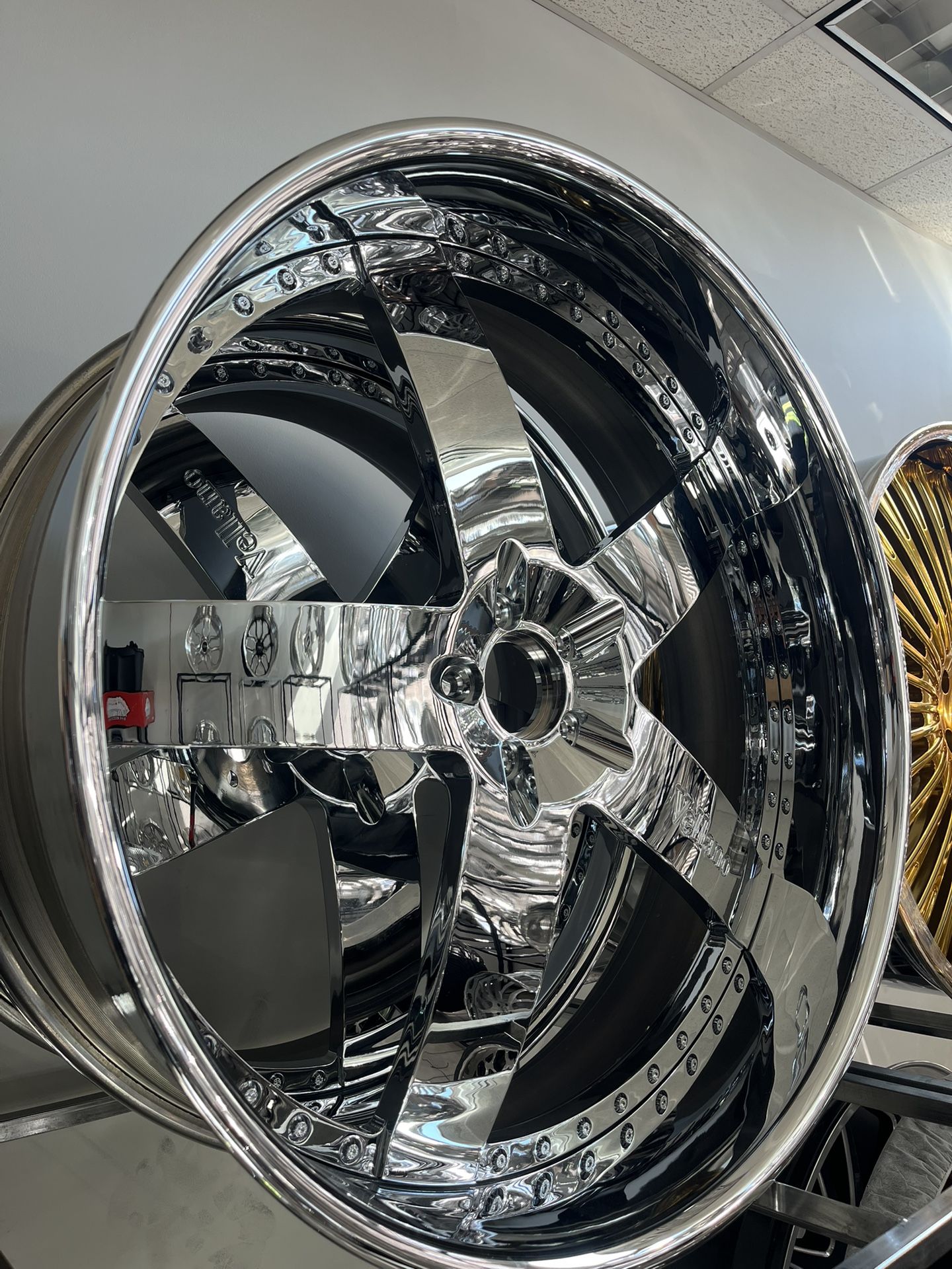 In Stock No Wait 28β Chrome Face Vellano VSK Wheel Wheels Rim Rims Tire Tires 28s 28 Inch
