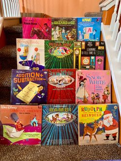 Lot Disney & Golden Records Lps vinyl