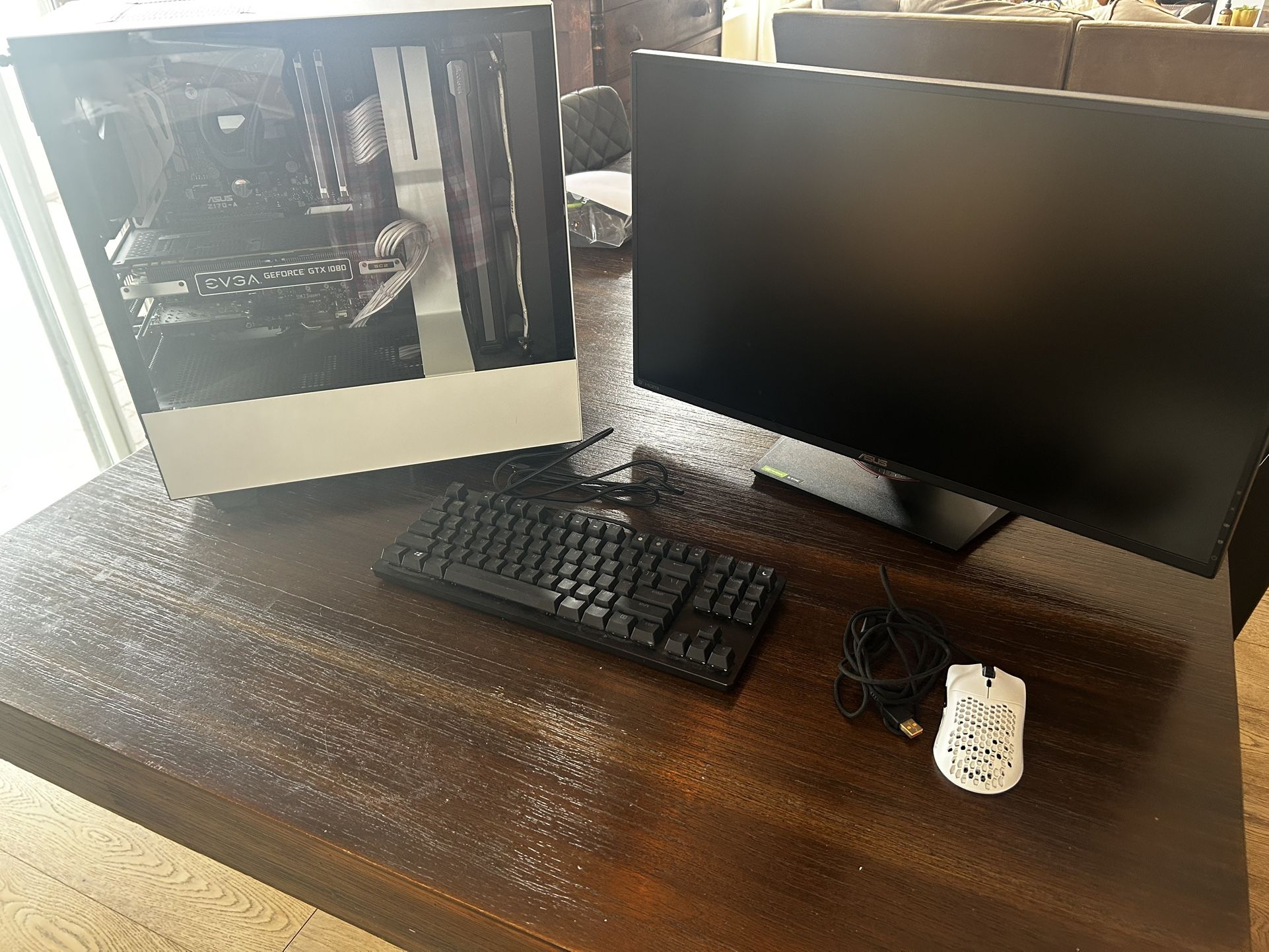 Custom 💻 Gaming PC Bundle | GTX 1080, i7-6700K, 16GB RGB RAM, 165Hz Monitor + Accessories 🎮