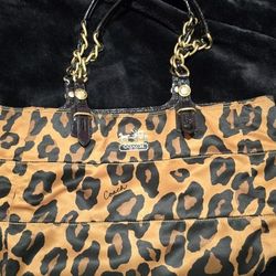 Coach Leopard Purse