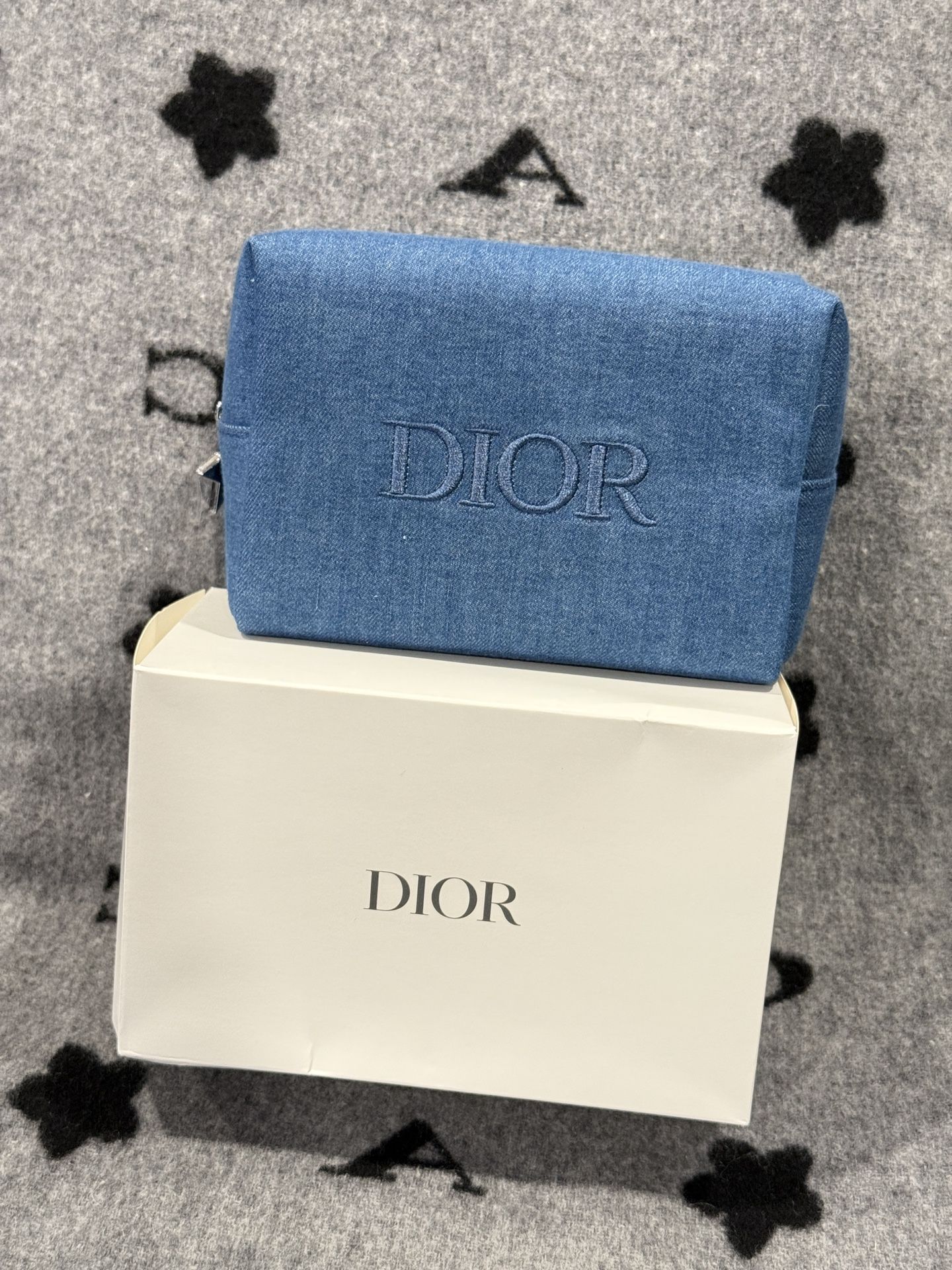 Dior limited denim pouch bag