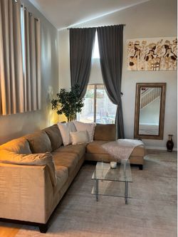 Multiple Items for Sale – Sectional, Ski Set, Storage Rack, Folding Chairs & More  Price  Prices vary — listed below