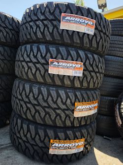 35x12.50/17 Arroyo Tires Con 50,000 millas de Garantía