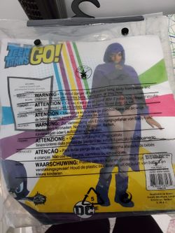 Raven teen titans go child medium costume