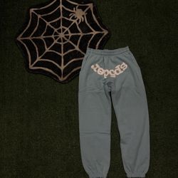 Sp5der Classic Sweatpants Sky Blue