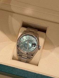 Rolex Sky-Dweller Stainless Steel Ice Blue Dial