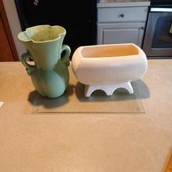 Vintage Vase And Planter 