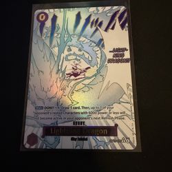 One Piece OP15 Lightning Dragon Alt Art