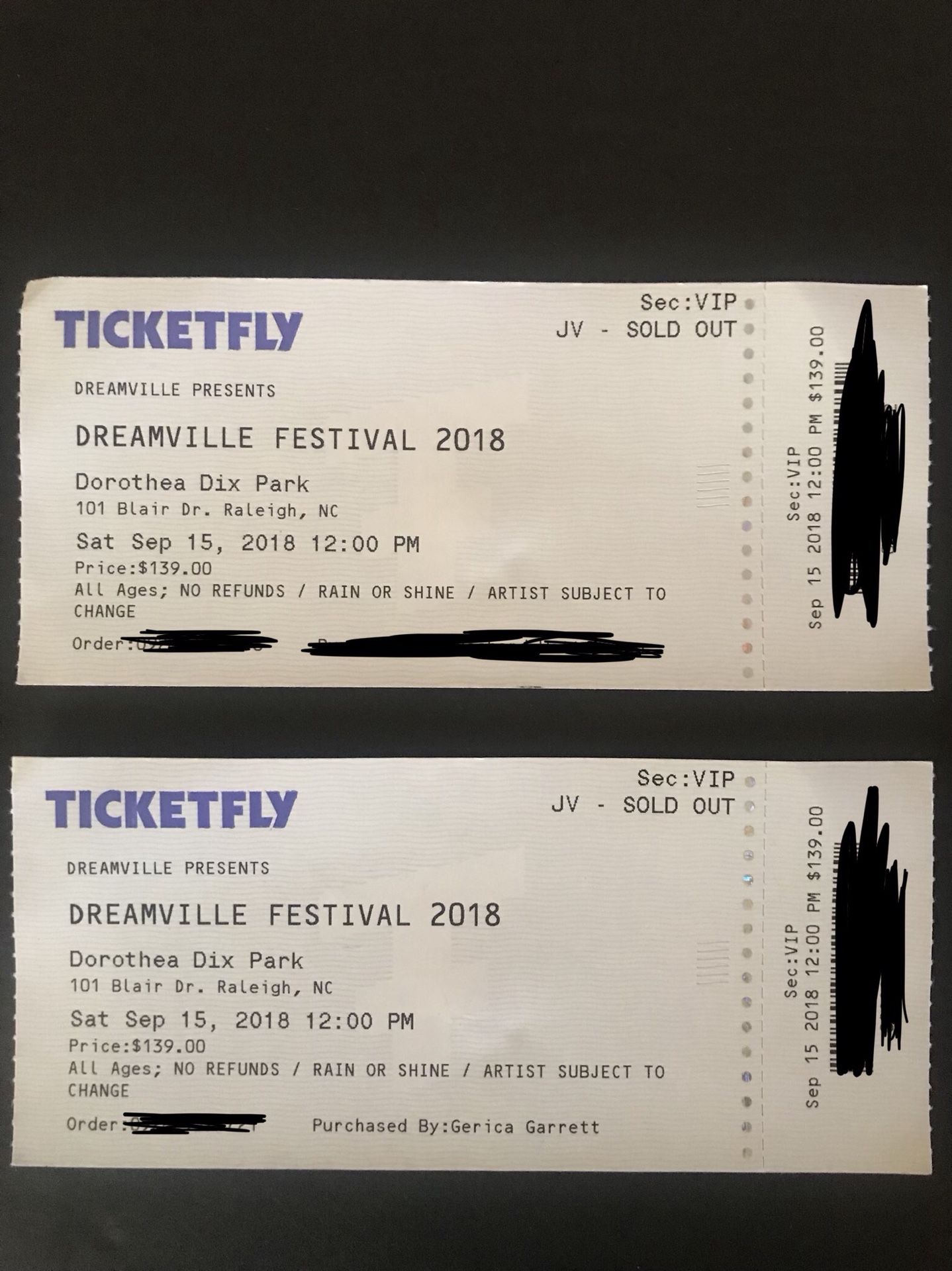 J COLE, KOD, JV VIP, Dreamville Festival Tickets (Raleigh, NC)