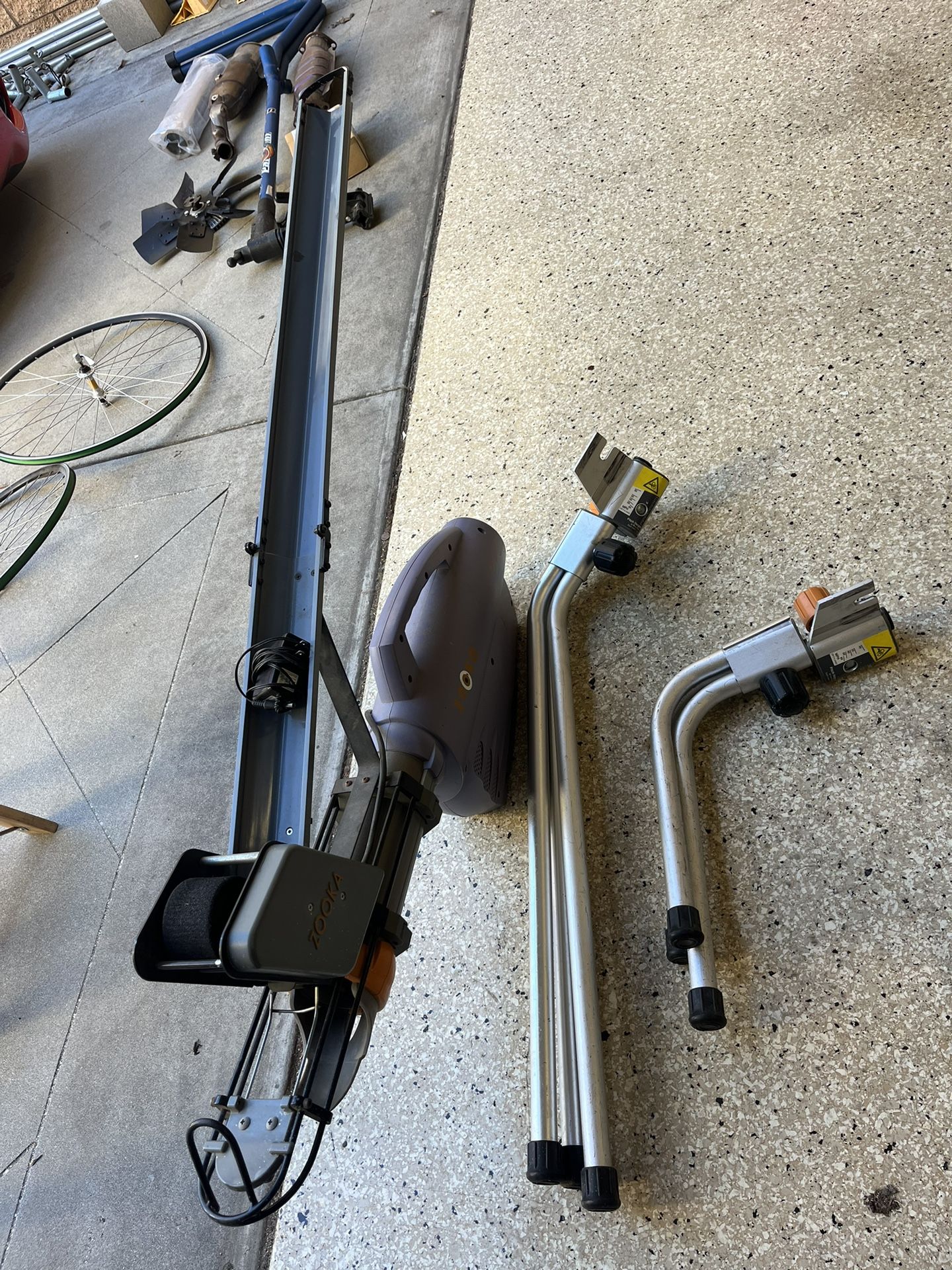 Zooka Pitching Machine 2 Stands Used Only Tennis Balls New Battery
