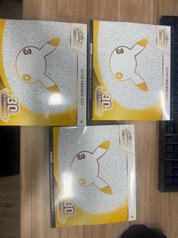 For all 3 Pokemon 30th celebration ETB