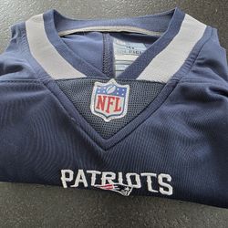 Tom Brady, New England Patriots, Navy Home Game Jersey XL, worn 1X only