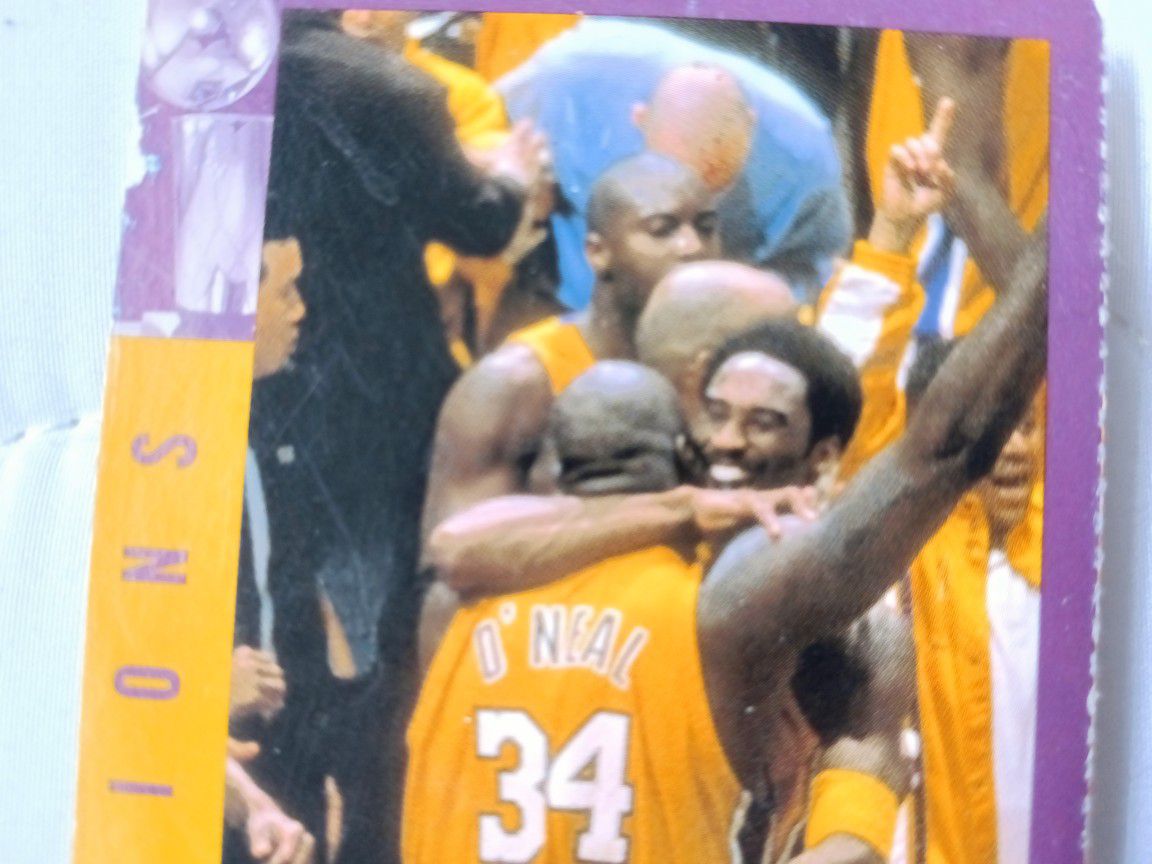 Kobe and Shaq  Original 2003 Ticket Stub