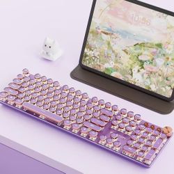 ❤️‍🔥 V20 Typewriter Keyboard Wireless