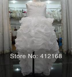 Girl Formal Flower girl Pageant dress with Train