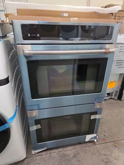 Cafe 30 in. Smart Double Electric Wall Oven with Convection Self-Cleaning in Stainless Steel