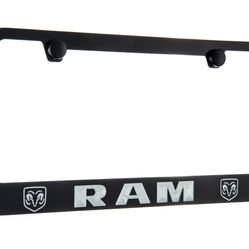 Two license plates RAM with 2 Logos