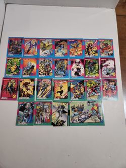 Impel 1992 Marvel X-Men Card Lot Of Base Cards 25+
