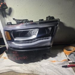 2019 2024 dodge ram1500 passenger oem led headlight 