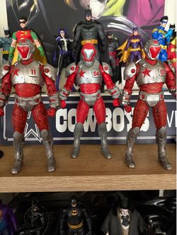 Mcfarlane Rocket Red Brigade lot of 3