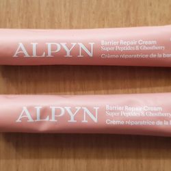 2 NEW Alpyn Barrier Repair Cream Super Peptides & Ghostberry 0.23 fl oz / 7 ml