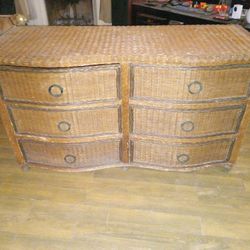 Wicker Dresser