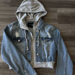 FashionNova Denim Hooded Jacket
