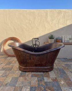 Native trails CPS912 freestand copper bathtub