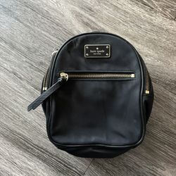 Kate Spade New York Small Black Nylon Backpack