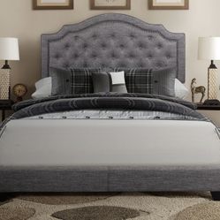 New Queen Bed Gray 