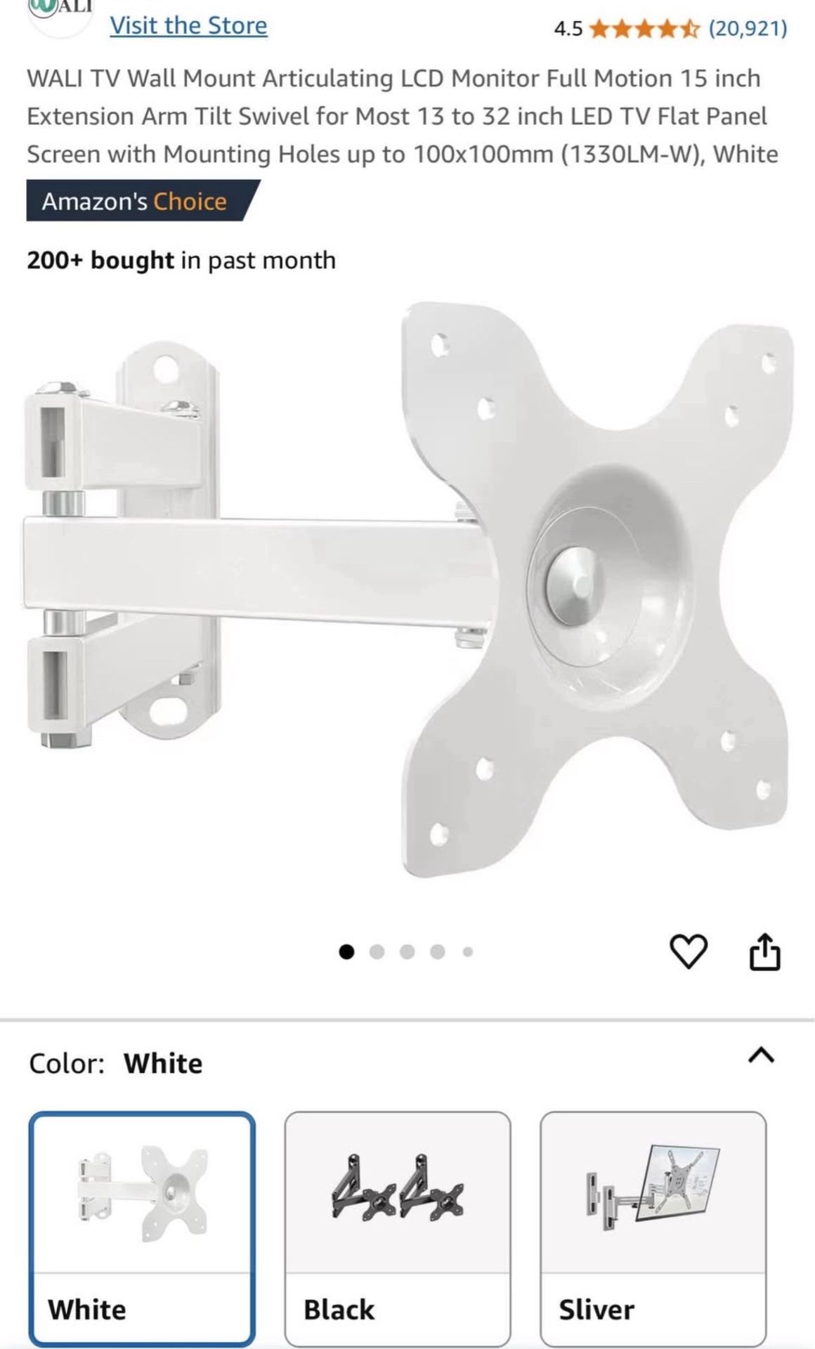 Tv Wall Mount For TV Sizes 13-32