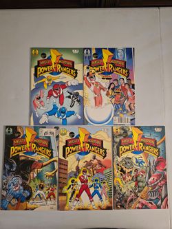 1990s Mighty Morphin Power Rangers Comic Book Lot Hamilton Comics