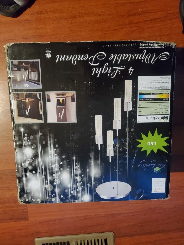 4 Light Pendant Light