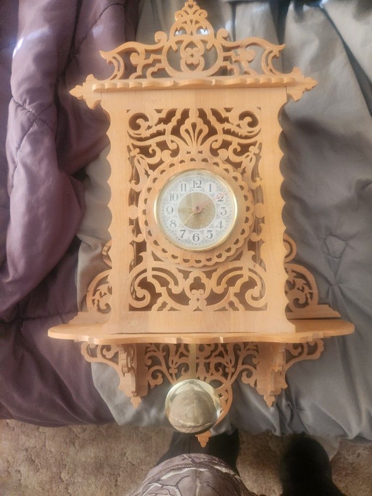 Hand Made Wood Clock