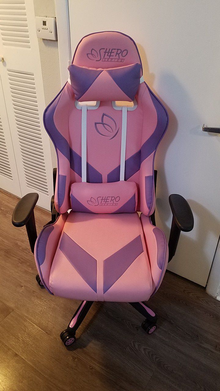 Computer Gaming Chair - Pink