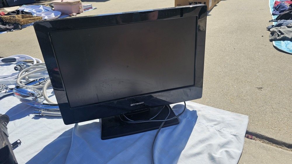 small TV with DVD player