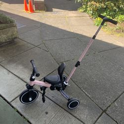 Glaf Pink Push Trike 