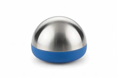 RECOVERYLAB Physiotherapy Massage Ball - Hot & Cold Therapy Stainless Steel Roller Ball for Plantar Fasciitis, Muscle Recovery, Deep Tissue Massage