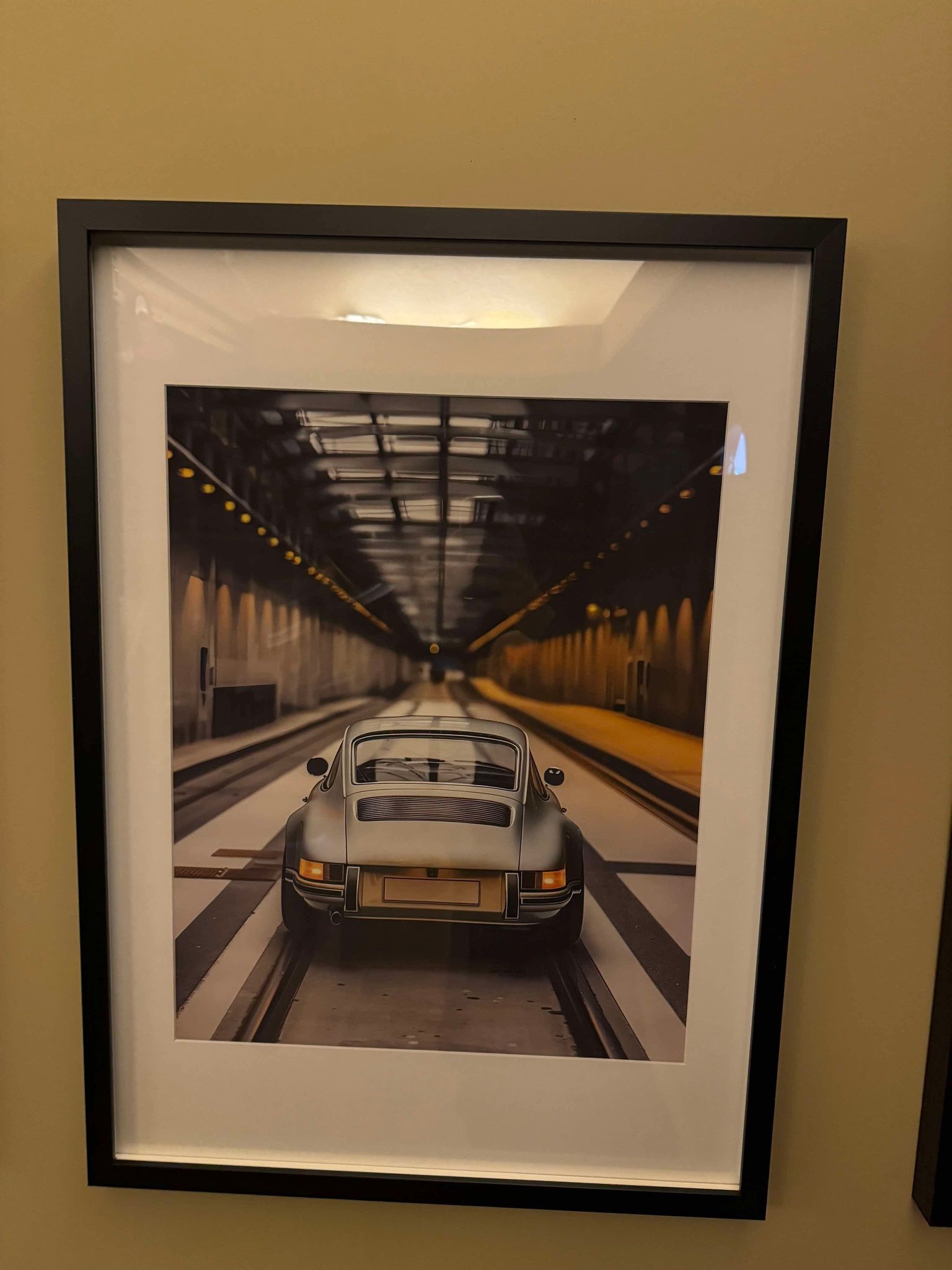 Canvas Porsche Frame