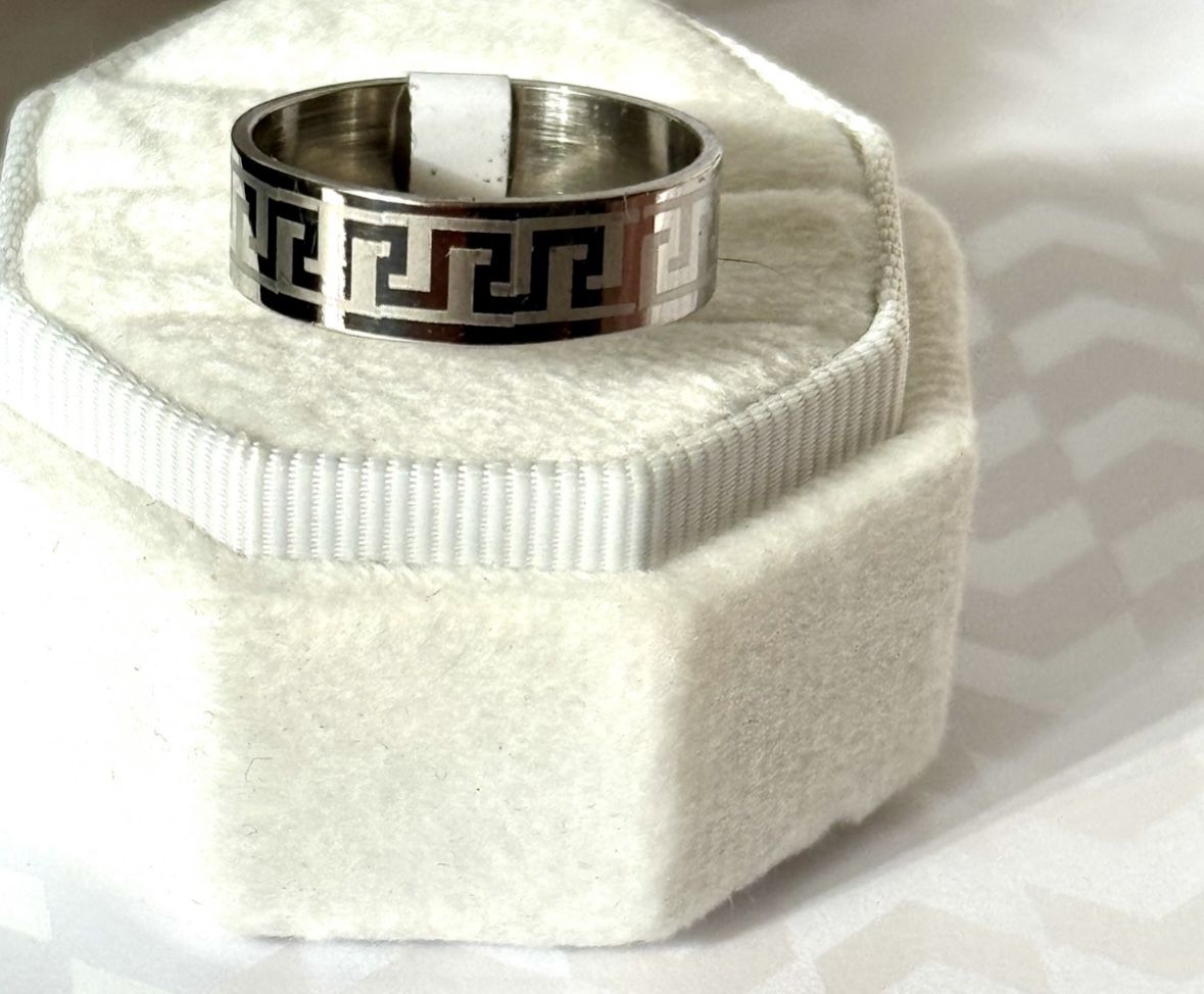 Men’s Stainless Steel Ring, Size 10