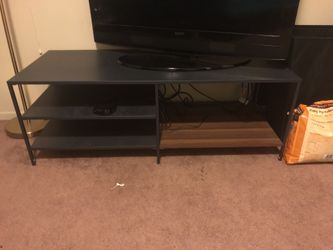 Tv stand metal and wood