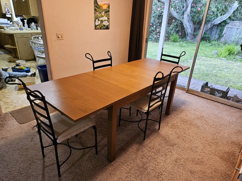 IKEA Table And Chairs, Expandable