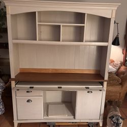 Desk And Removable Hutch
