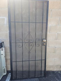 Metal Security Door Gate - $100