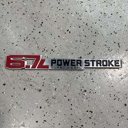Ford Door Emblem 6.7L POWER STROKE TURBO DIESEL