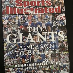 Sports Illustrated THE GIANTS Super Bowl XLII Champions HISTORIC COLLECTOR Ed