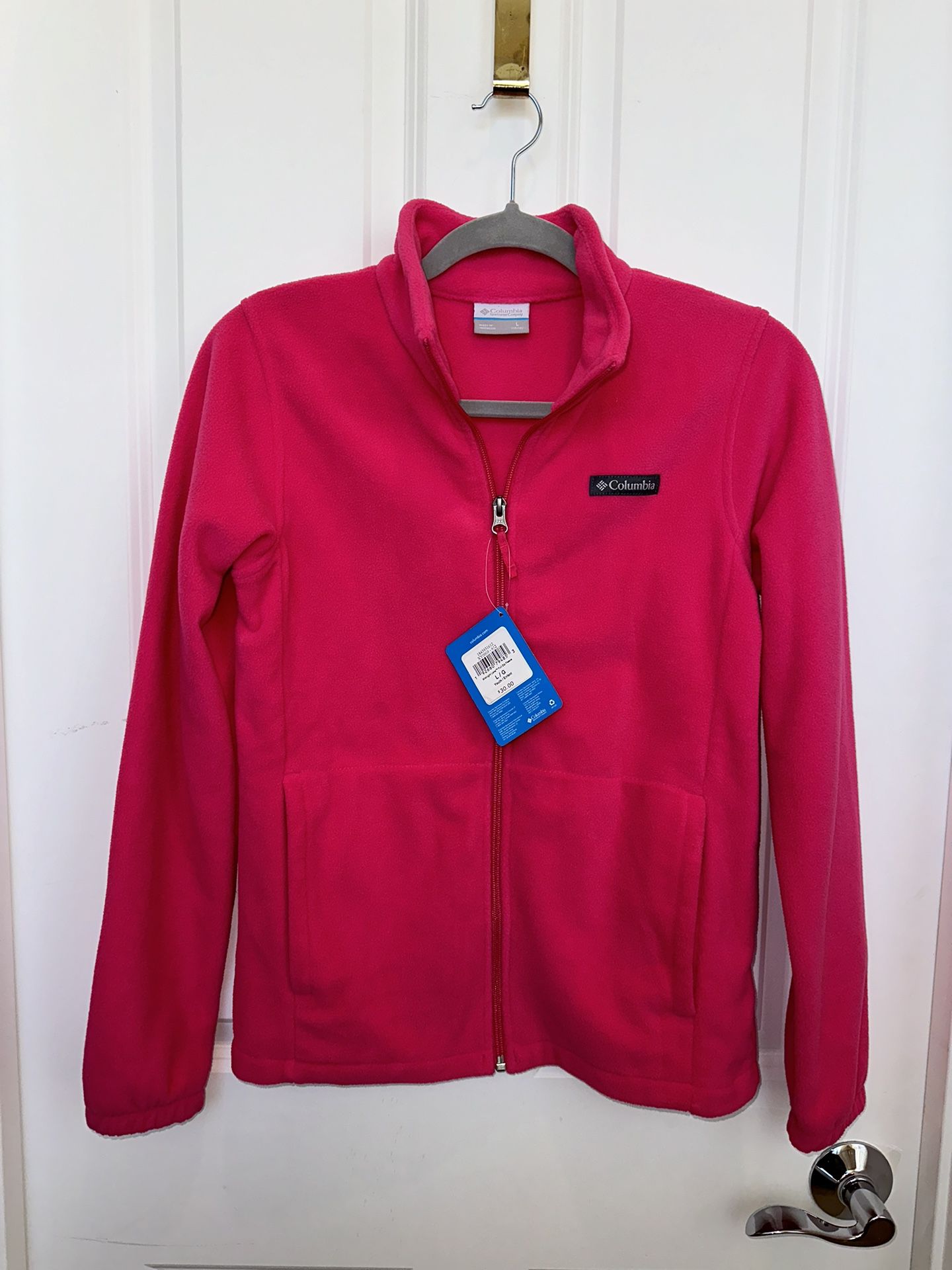 Columbia fleece jacket, girls size L(14/16)