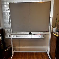 Large standing white board 