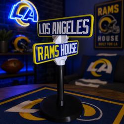 Los Angeles Rams "Rams House” Street Sign Decor