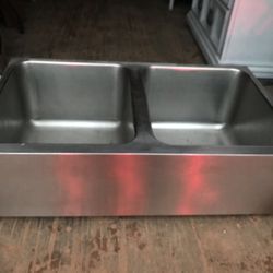 Stainless Farmhouse Sink Retail $400